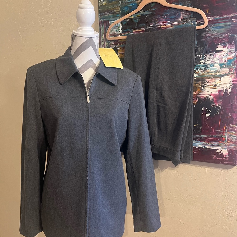 QVC Jessica Holbrook 2-Piece Jacket NWT and Slacks Careerwear